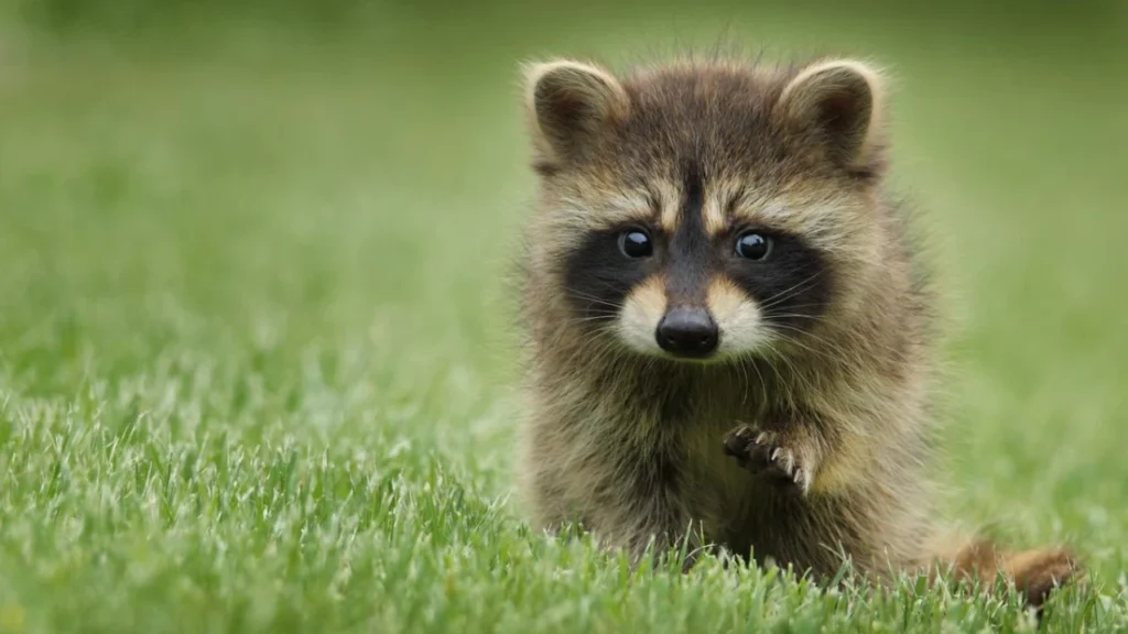 baby raccoon
