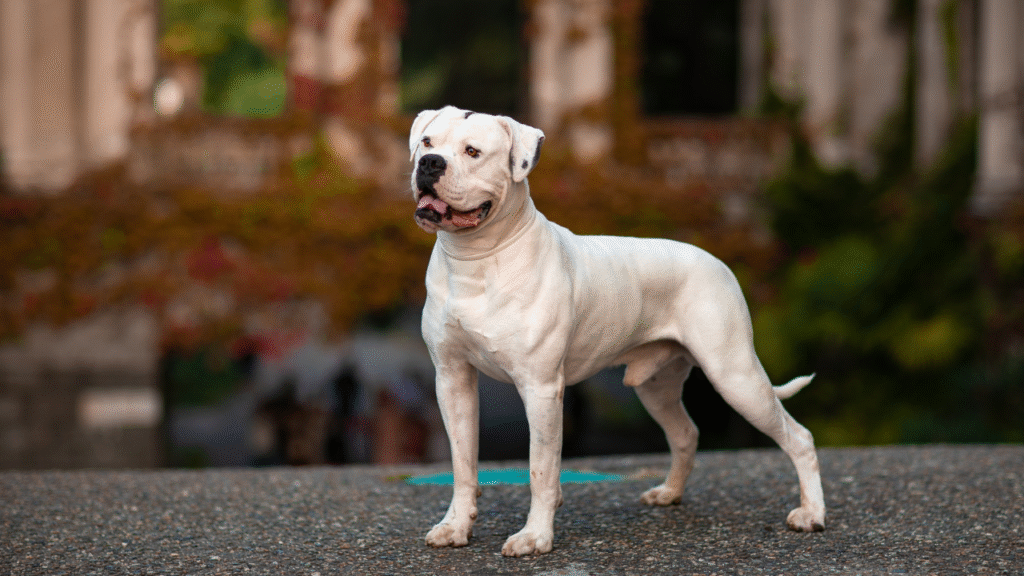 confident bulldog