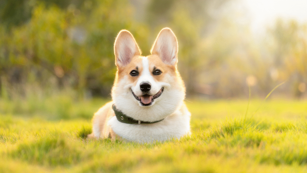 happy dog