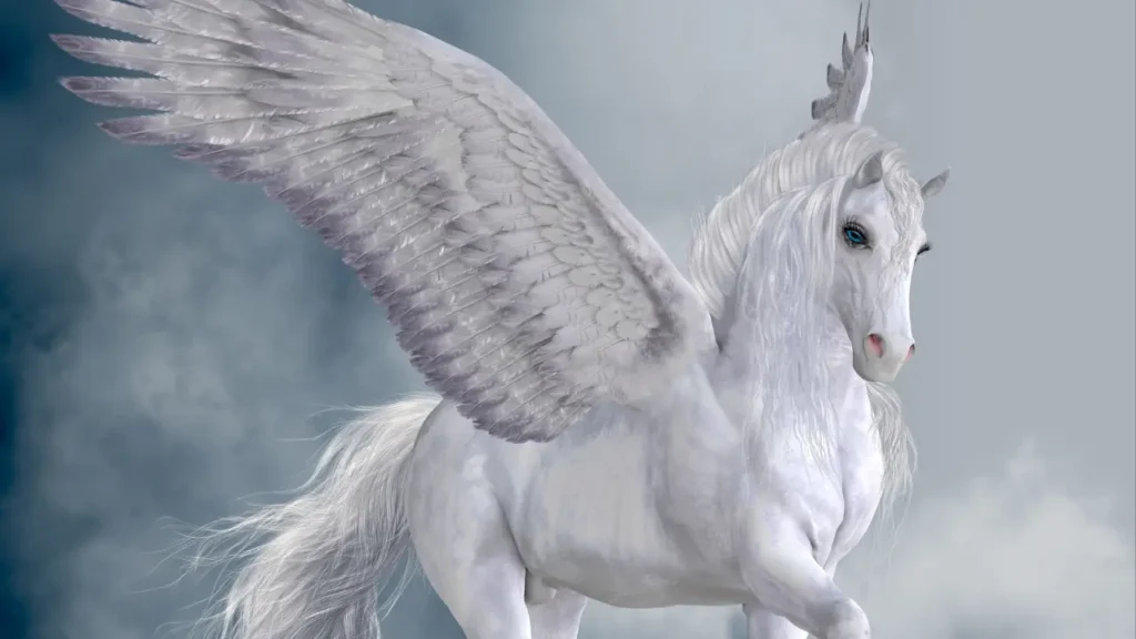 white pegasus