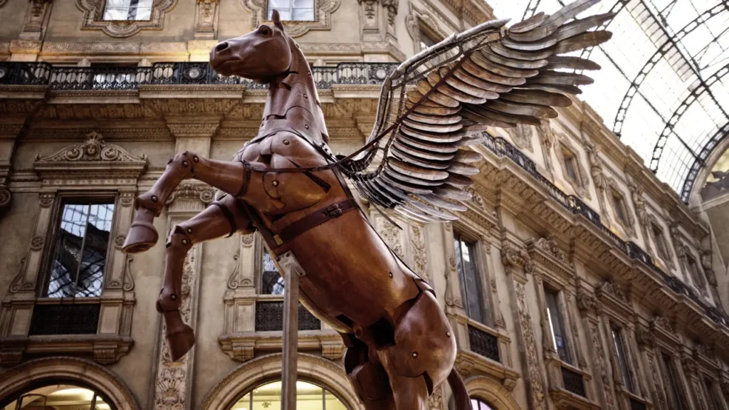 pegasus statue