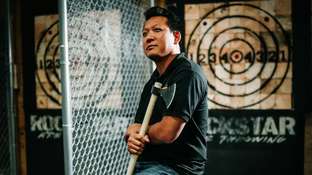 an axe man