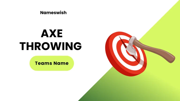Axe Throwing Team Names