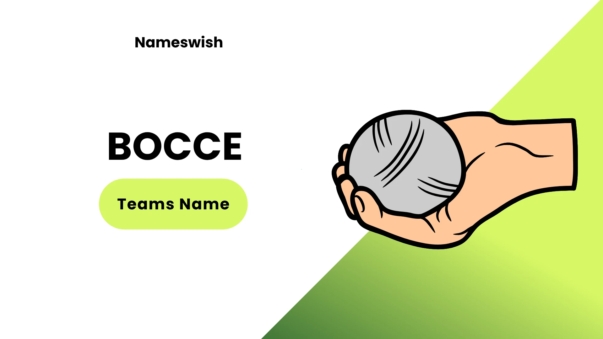 Bocce Team Names
