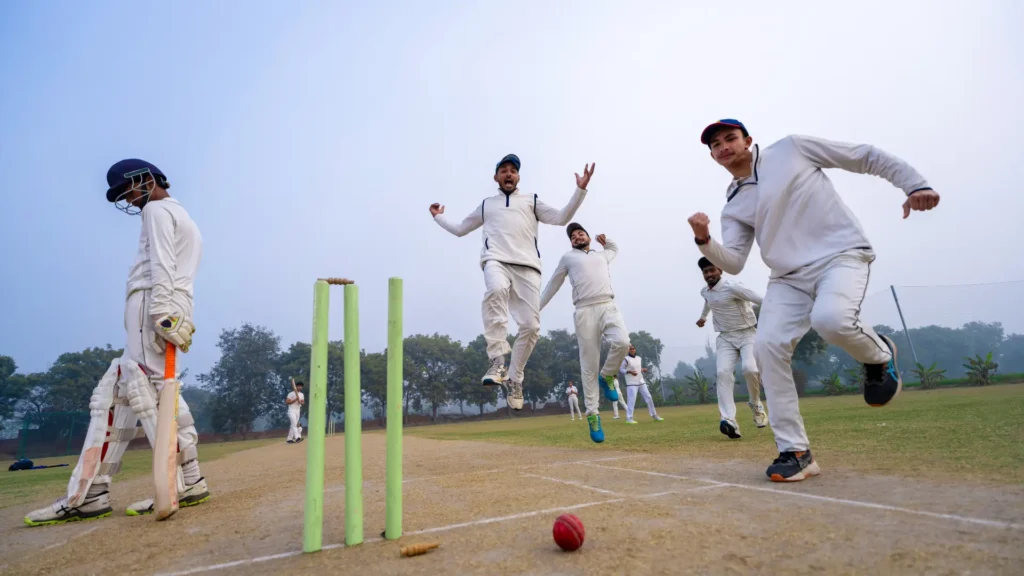 celebrating wicket