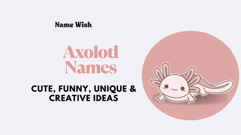 Axolotl names
